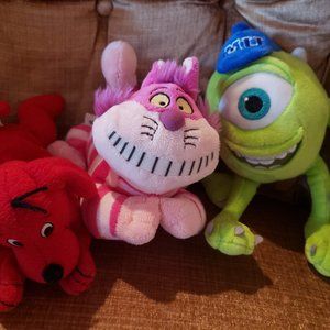 Clifford, Cheshire Cat, Disney Mike Wazowski plush
